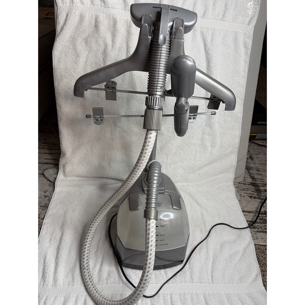 Conair Professional Upright Fabric Garment Steamer with Telescopic Pole Gray - Picture 9 of 11